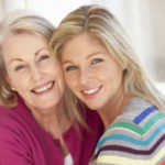 Caregiver mother and daughter
